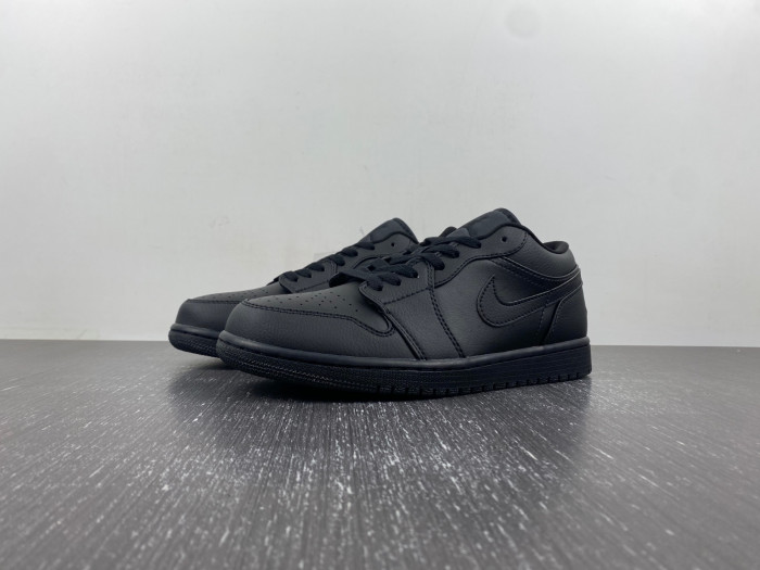 AIR JORDAN 1 LOW 'TRIPLE BLACK'  553558-091