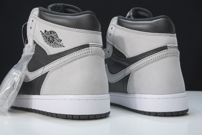 Air Jordan 1 Retro High Black White Light Smoke Grey 555088-035