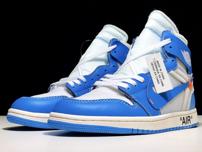 OF x Air Jordan 1 UNC AQ0818-148