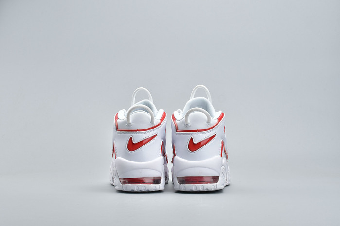 Air More Uptempo White Varsity Red Outline  921948-102
