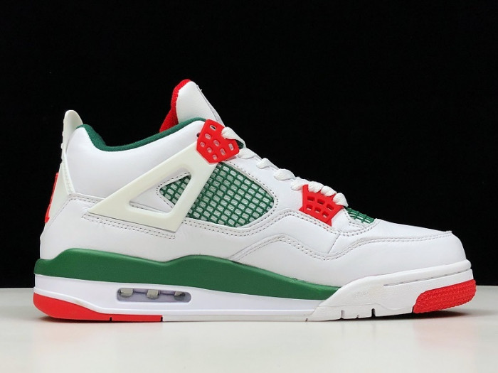 Air Jordan 4 NRG White/Gorge Green-Varsity Red AQ3816-163