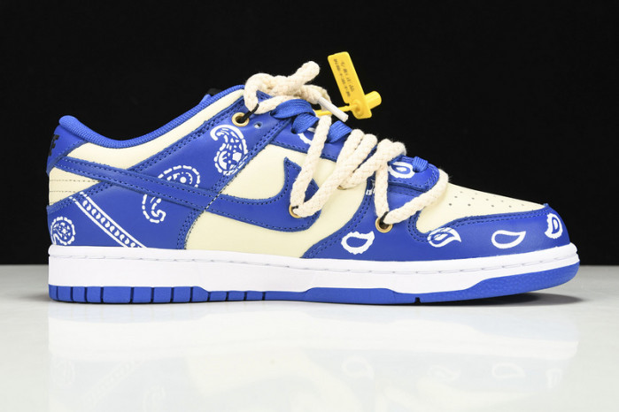 NIKE DUNK LOW RETRO BLACK/YPER COBALTWHTE DD1931-001