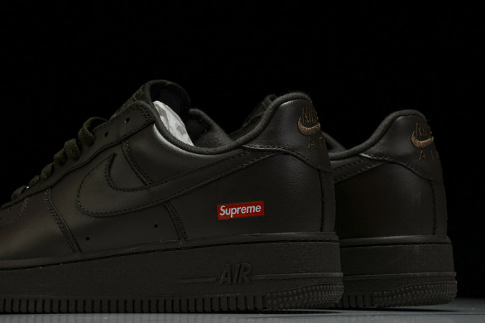 Svp*me x nike air force 1  “baroque brown" cu9225-200