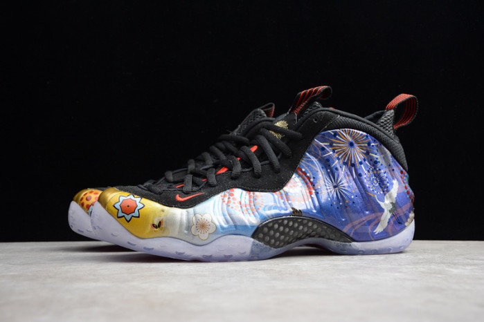 NIKE AIR FOAMPOSITE ONE LNY QS "LUNAR NEW YEAR 2018" AO7541-006