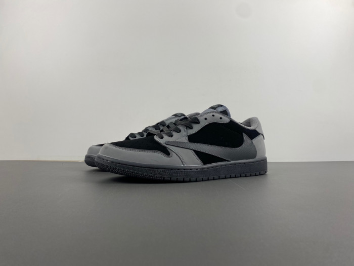 Travis Scott x Air Jordan 1 Low OG Black Gray DM7866-775