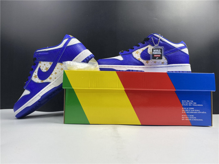 nike sb dunk low Svp*me stars hyper royal (2021)  dh3228-100